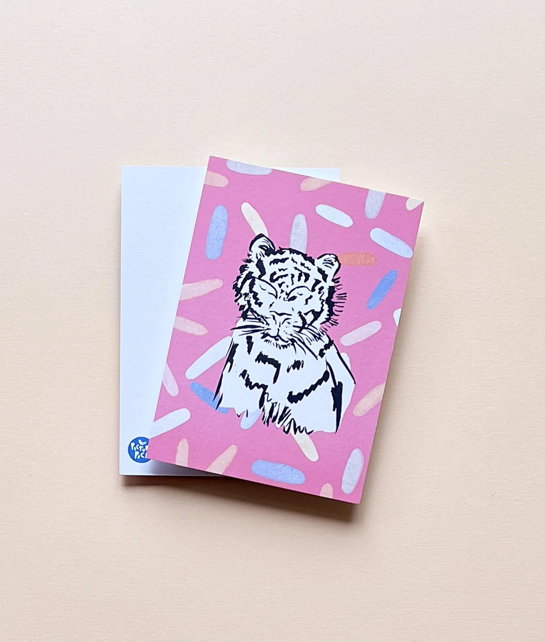 Postkarte "Partytiger"