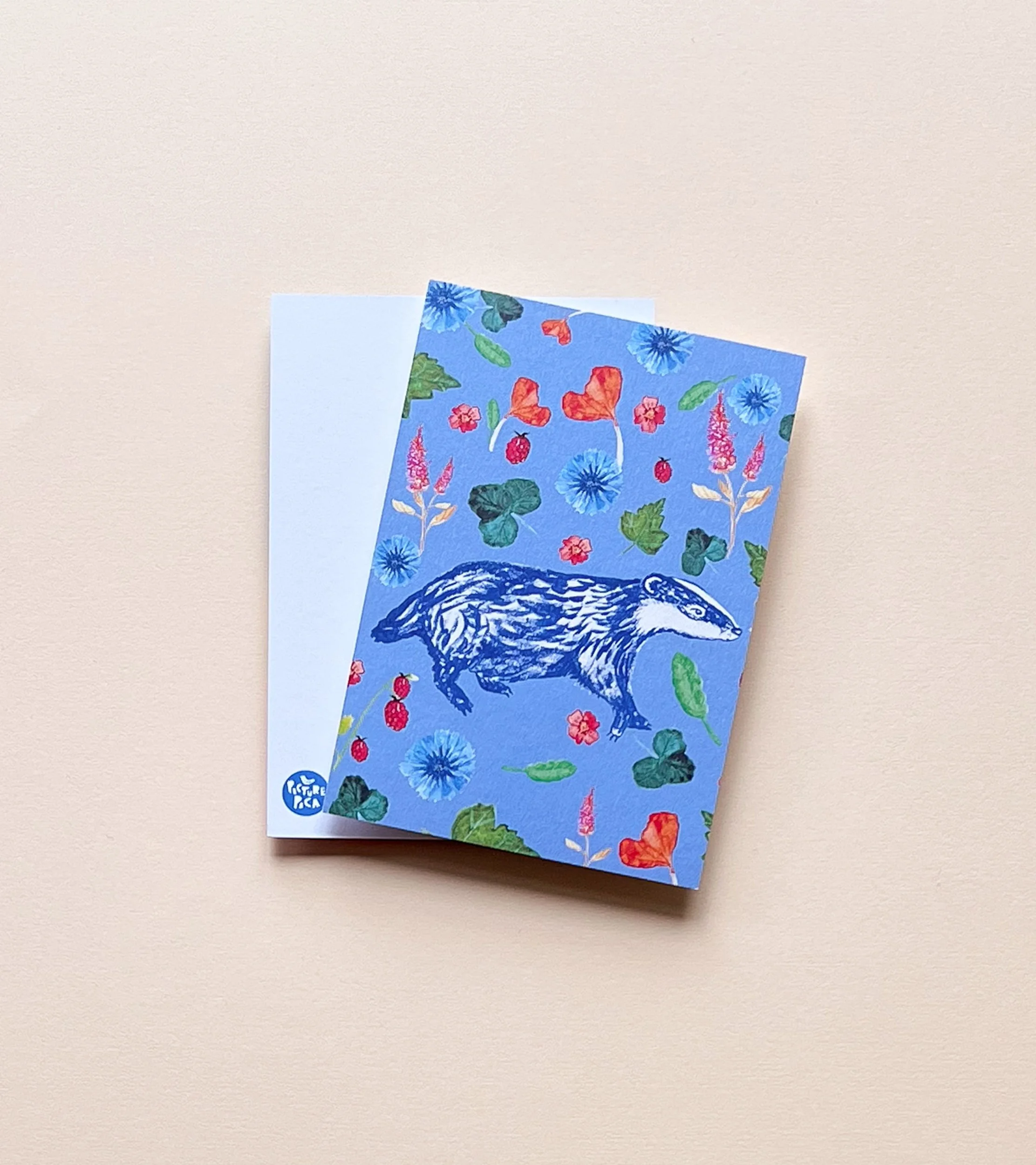 Postkarte "Dachs"