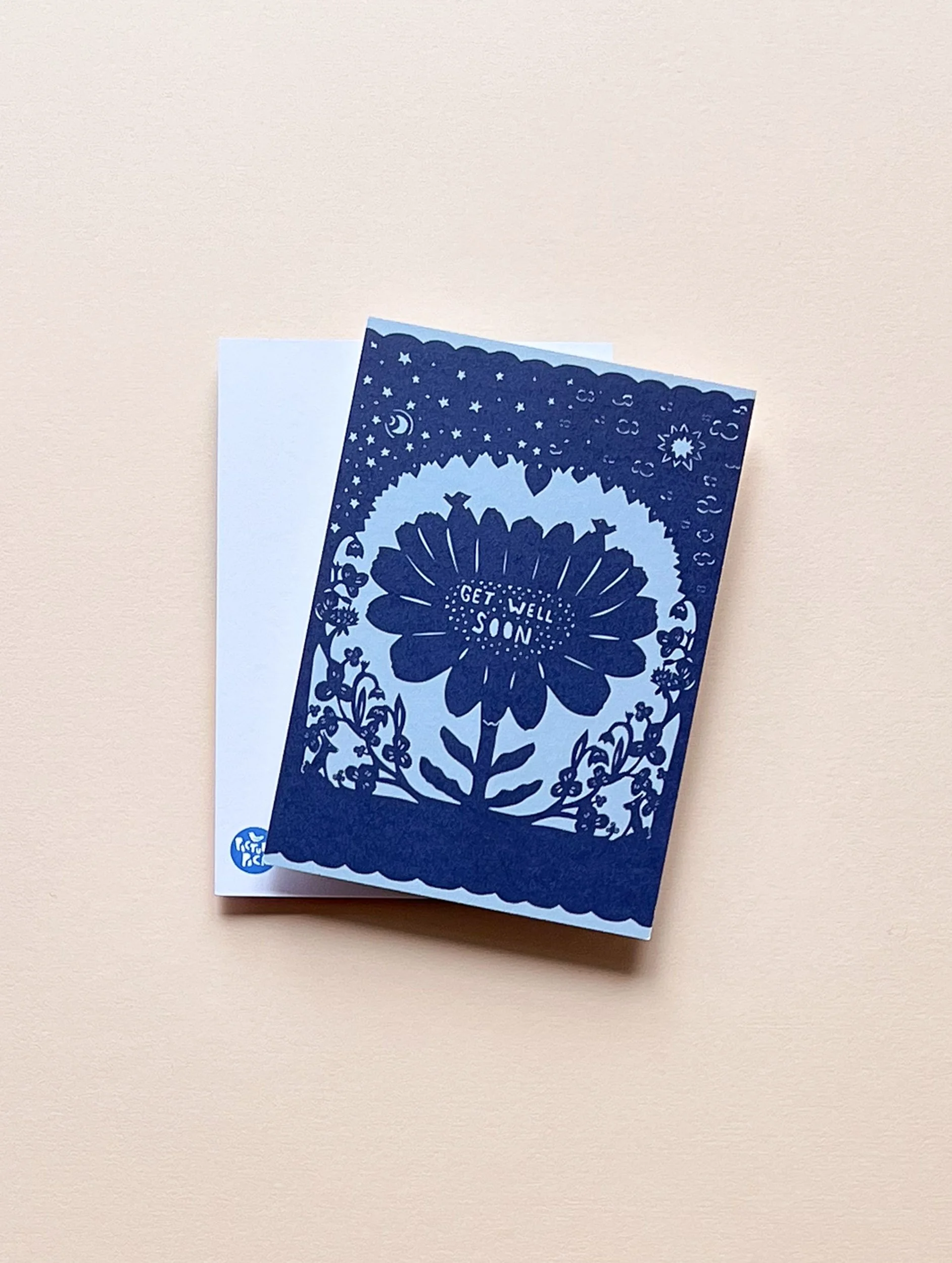 Postkarte "Get Well Soon"