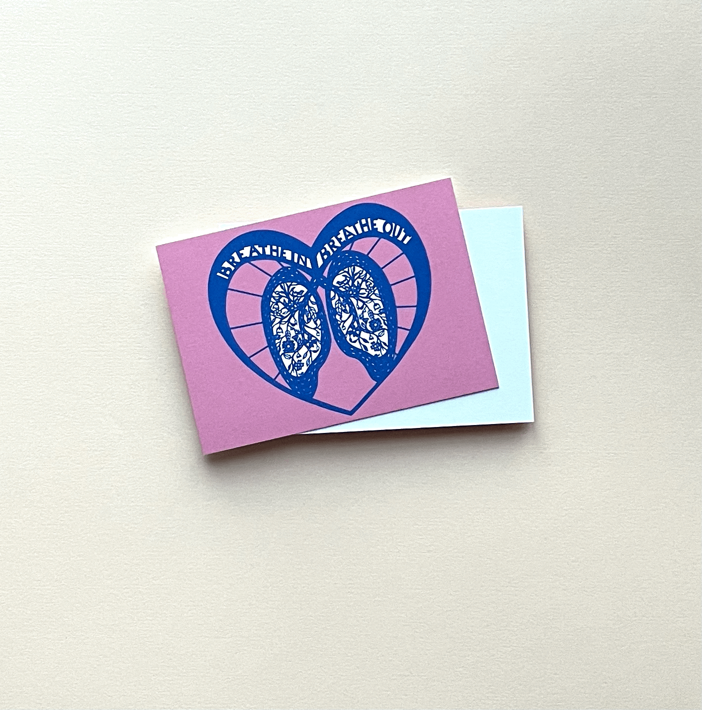 Postkarte "Breathe"