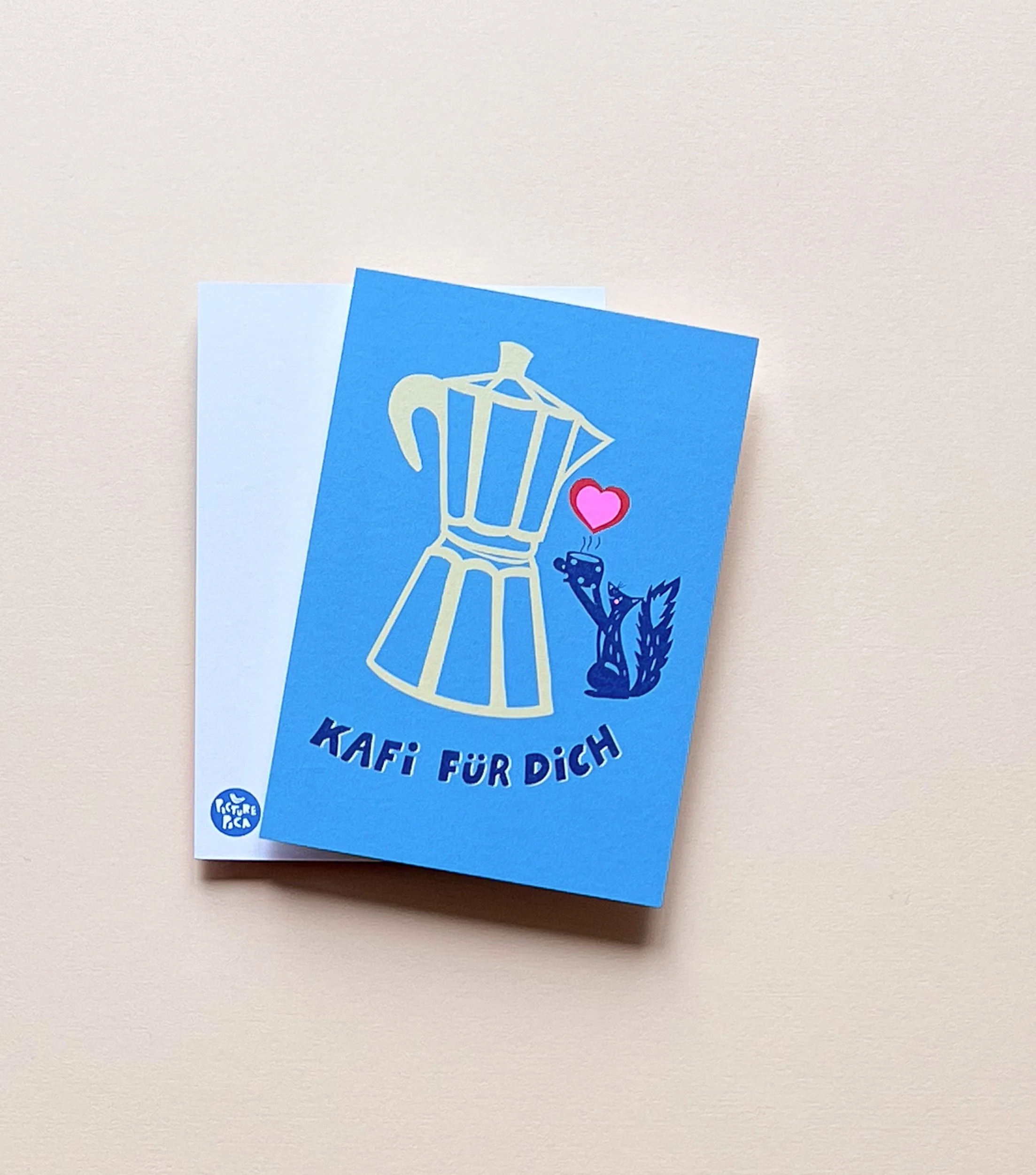 Postkarte "Kafi für dich"