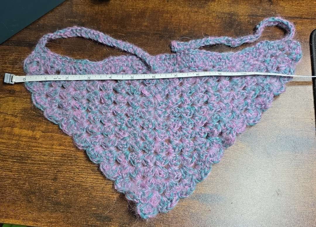 Handcrafted Crochet headscarf