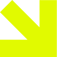 A yellow background with black and yellow geometric shapes, including a large arrow pointing to the right.