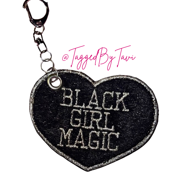 Black Girl Magic- Black & Silver
