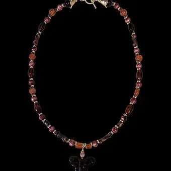 Butterfly Agate Pendant Necklace