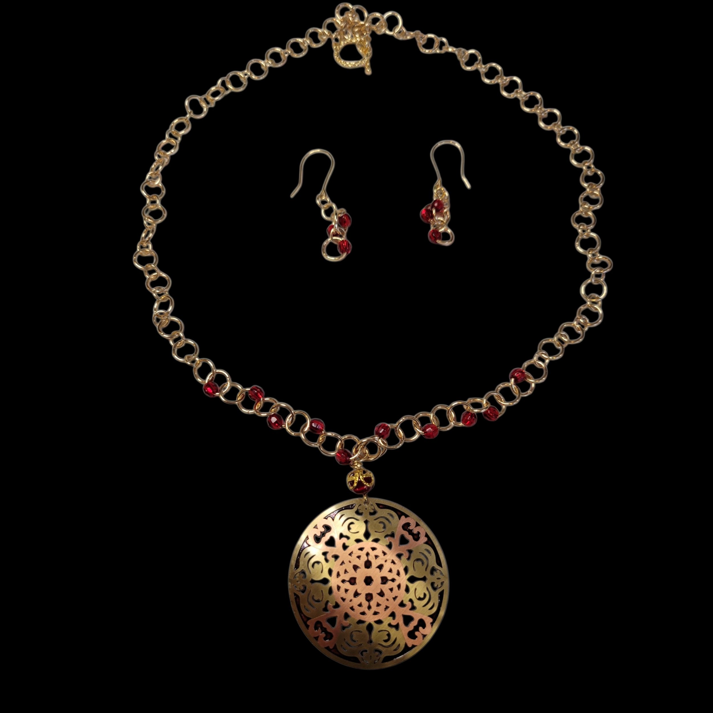 N048 round brass copper red beads.jpeg