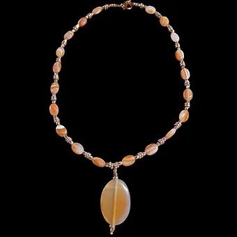 Peach Adventurine Necklace