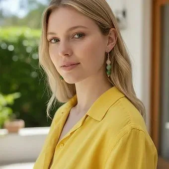 E016_Green Jade and Citrine Earrings_MODEL1.jpeg