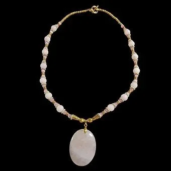 Pink Quartz Necklace