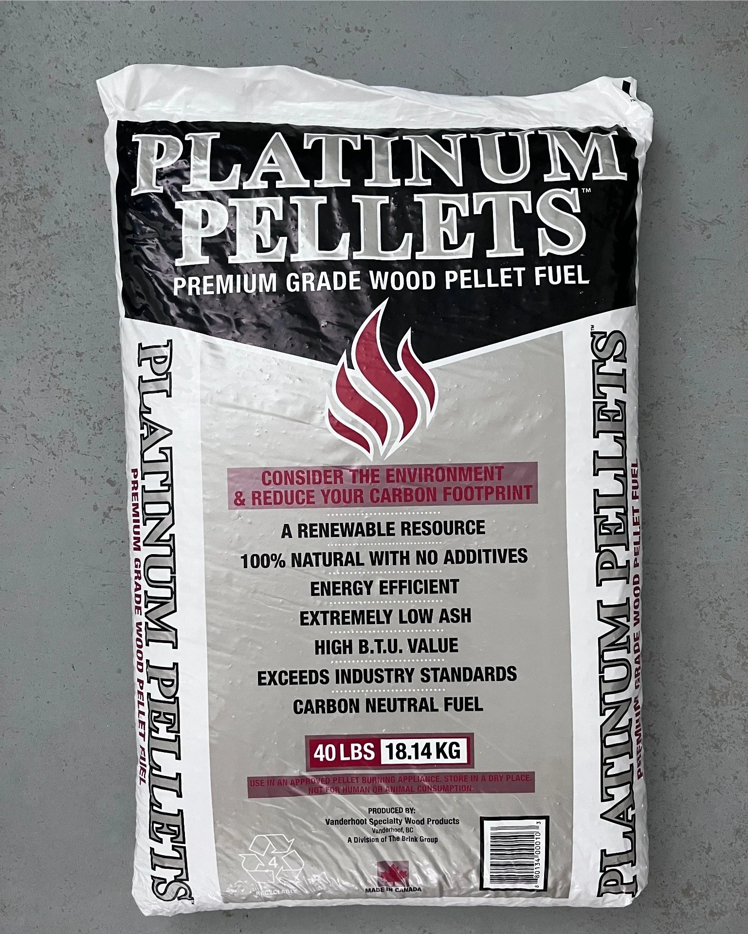 Platinum SPF Wood Pellets