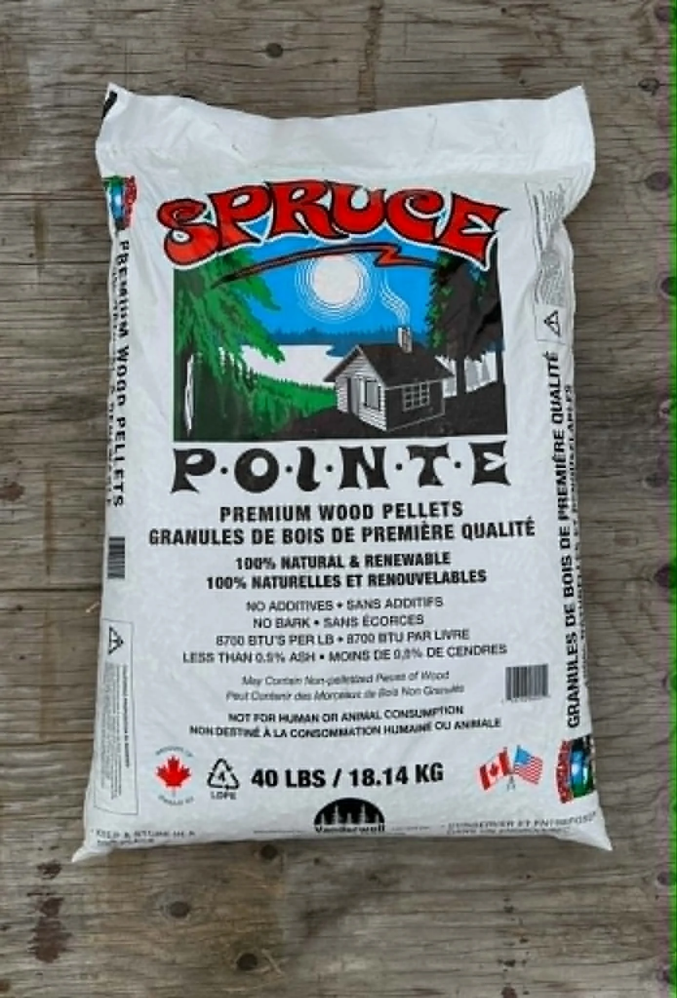 Spruce Pointe SPF Wood Pellets