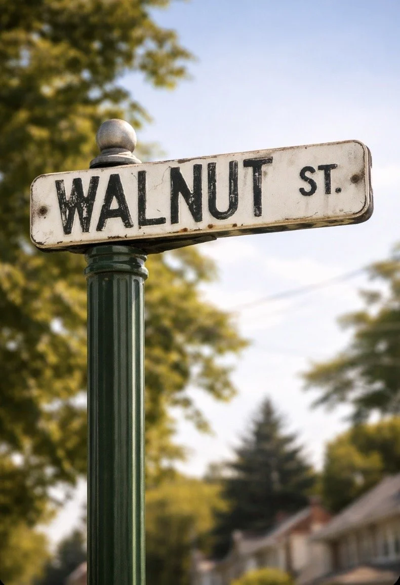 Writing Walnut Street.    