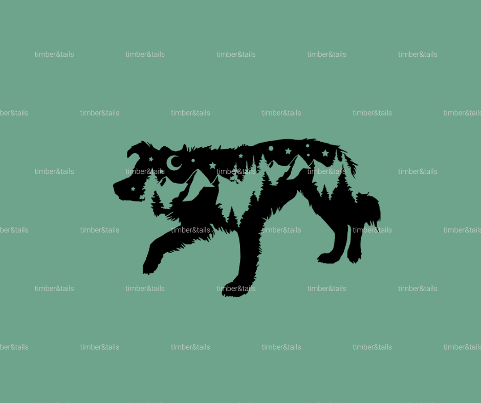 Adventure Border Collie Decal