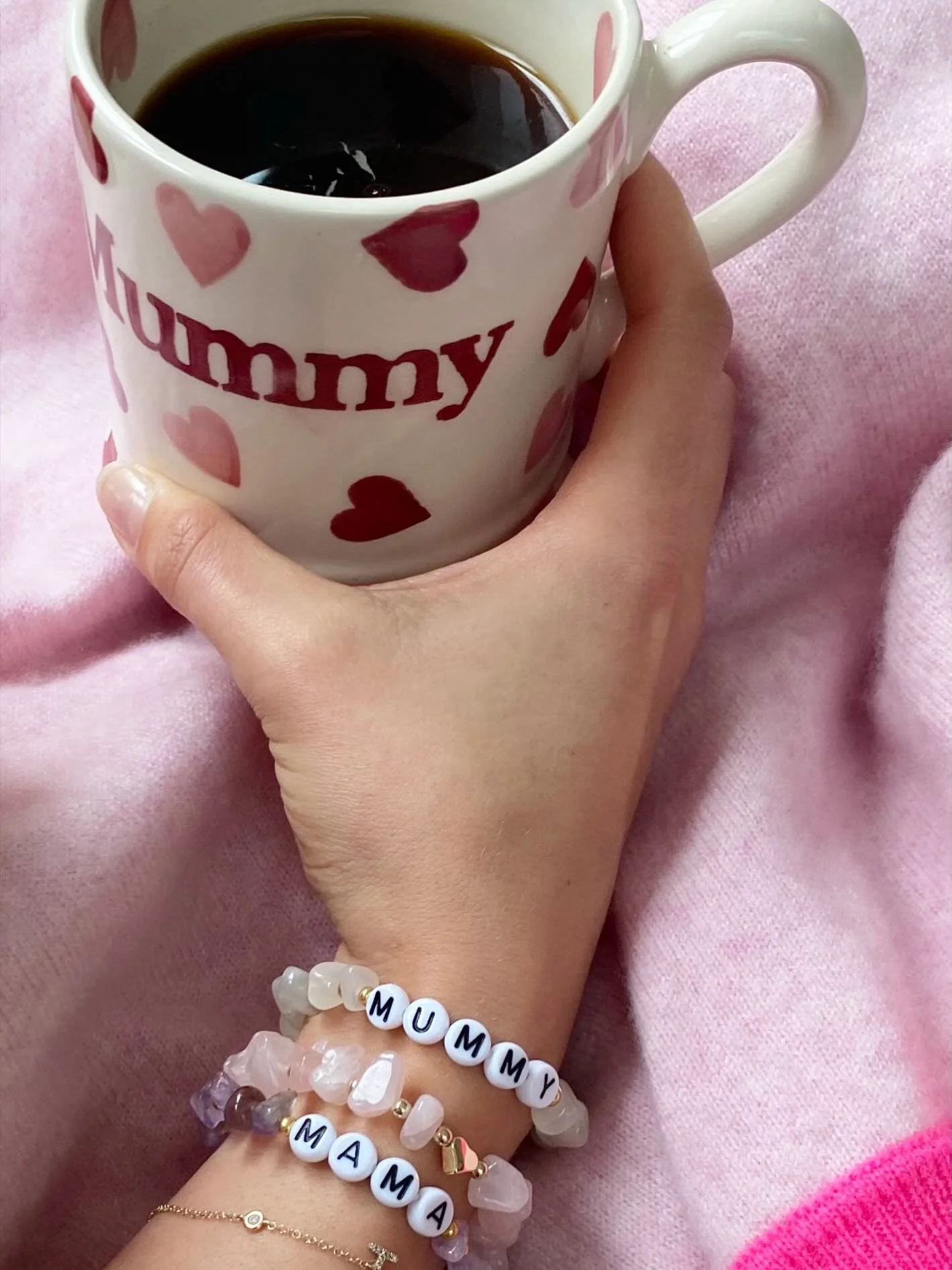 With Mother&rsquo;s Day approaching we have a few special bracelets available. 
​​​​​​​​
Amethyst Mama bracelet , Moonstone Mummy bracelet and a Rose Quartz heart bracelet to remember our loved ones who are no longer with us 💕​​​​​​​​
​​​​​​​​
You c