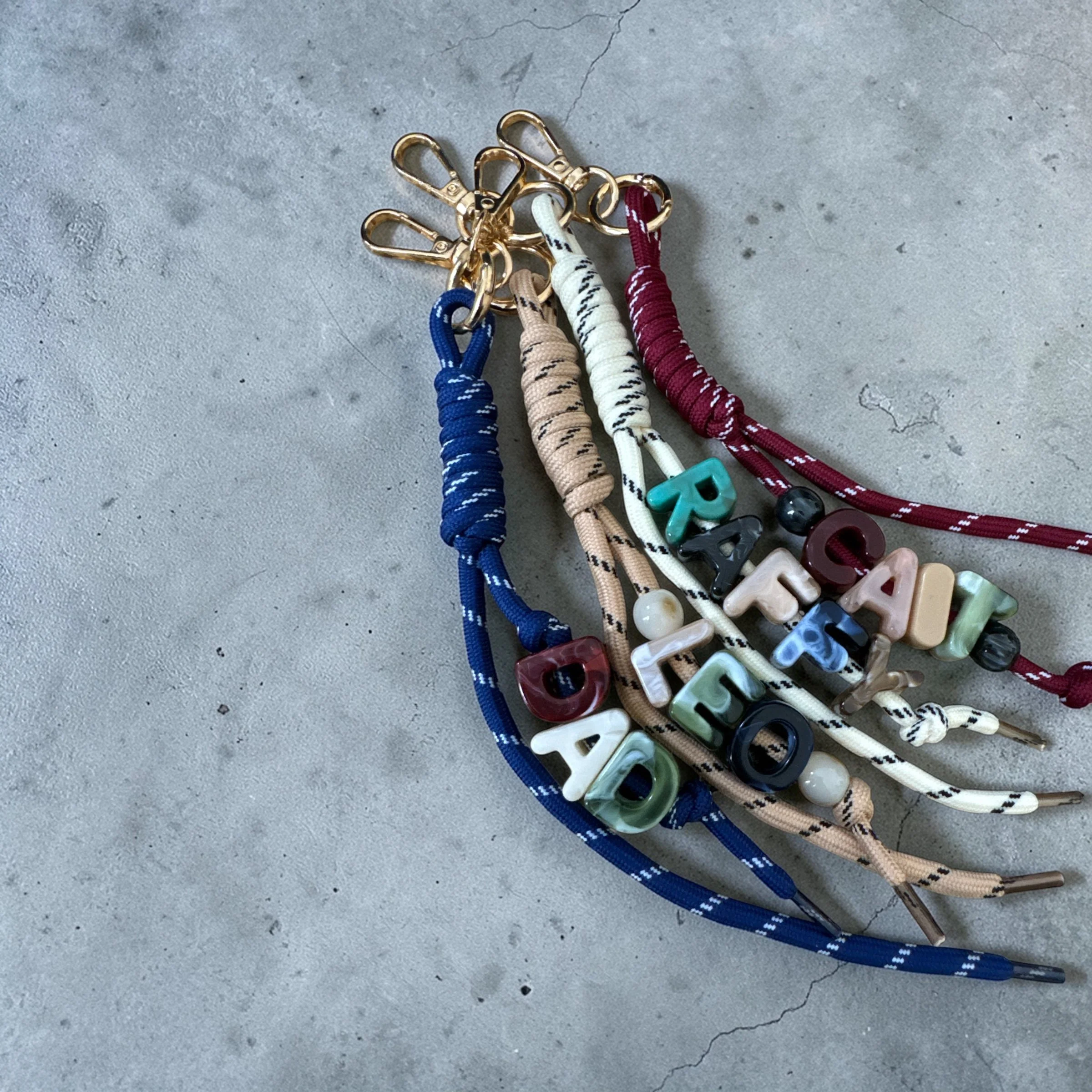 Marble Alphabet Charms