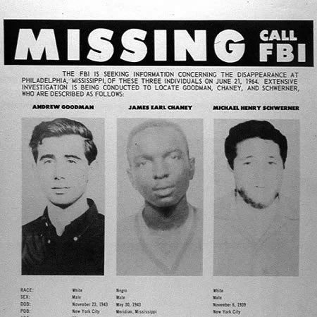 FBI Flyer of Missing Civil Rights Workers