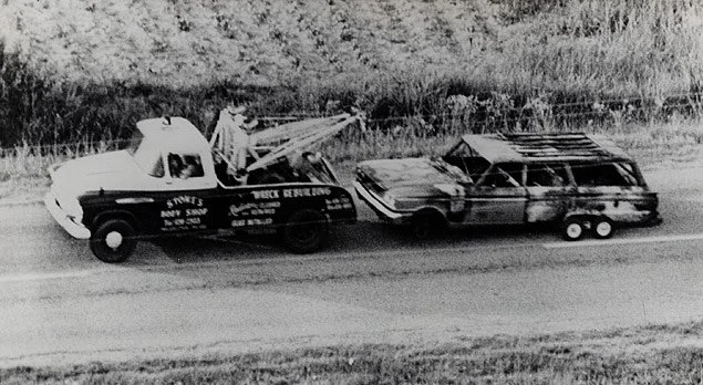 Charred Remains of the Station Wagon