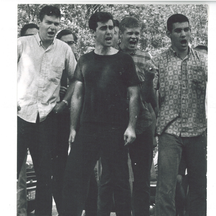 Andrew Goodman with his co-trainees in 1964 at Western College for Women in Oxford, Ohio. Photo: Andrew Goodman Foundation.
