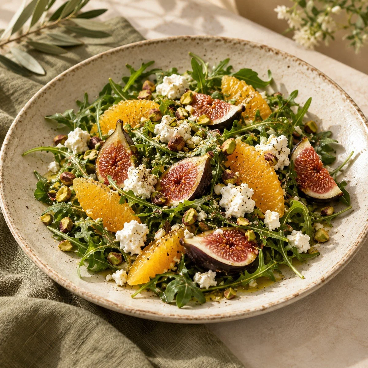 Arugula, Fig & Orange Salad — recipe coming soon