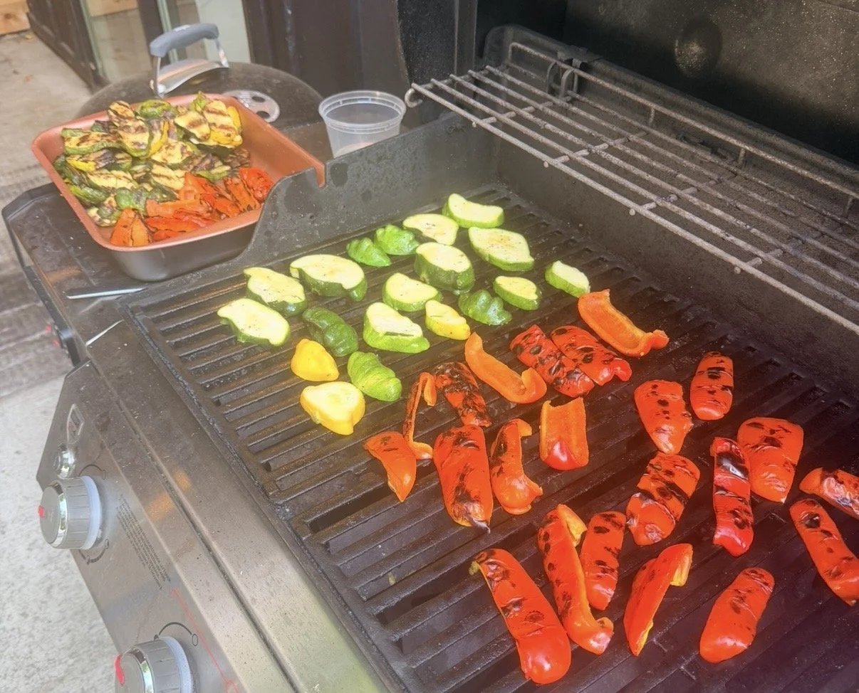 Summer vegetables on the grill