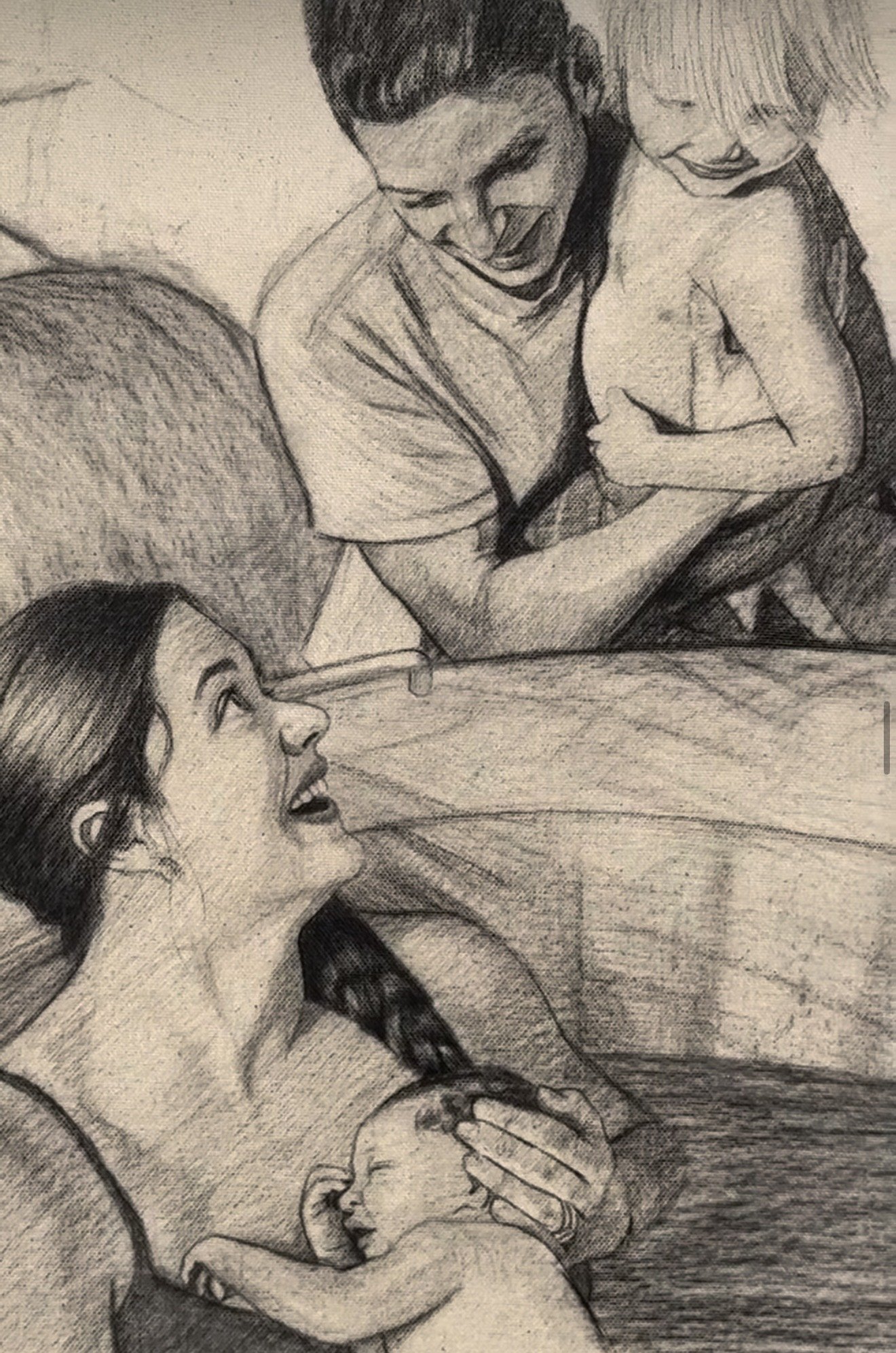 Charcoal_Home birth_Drawing.jpg
