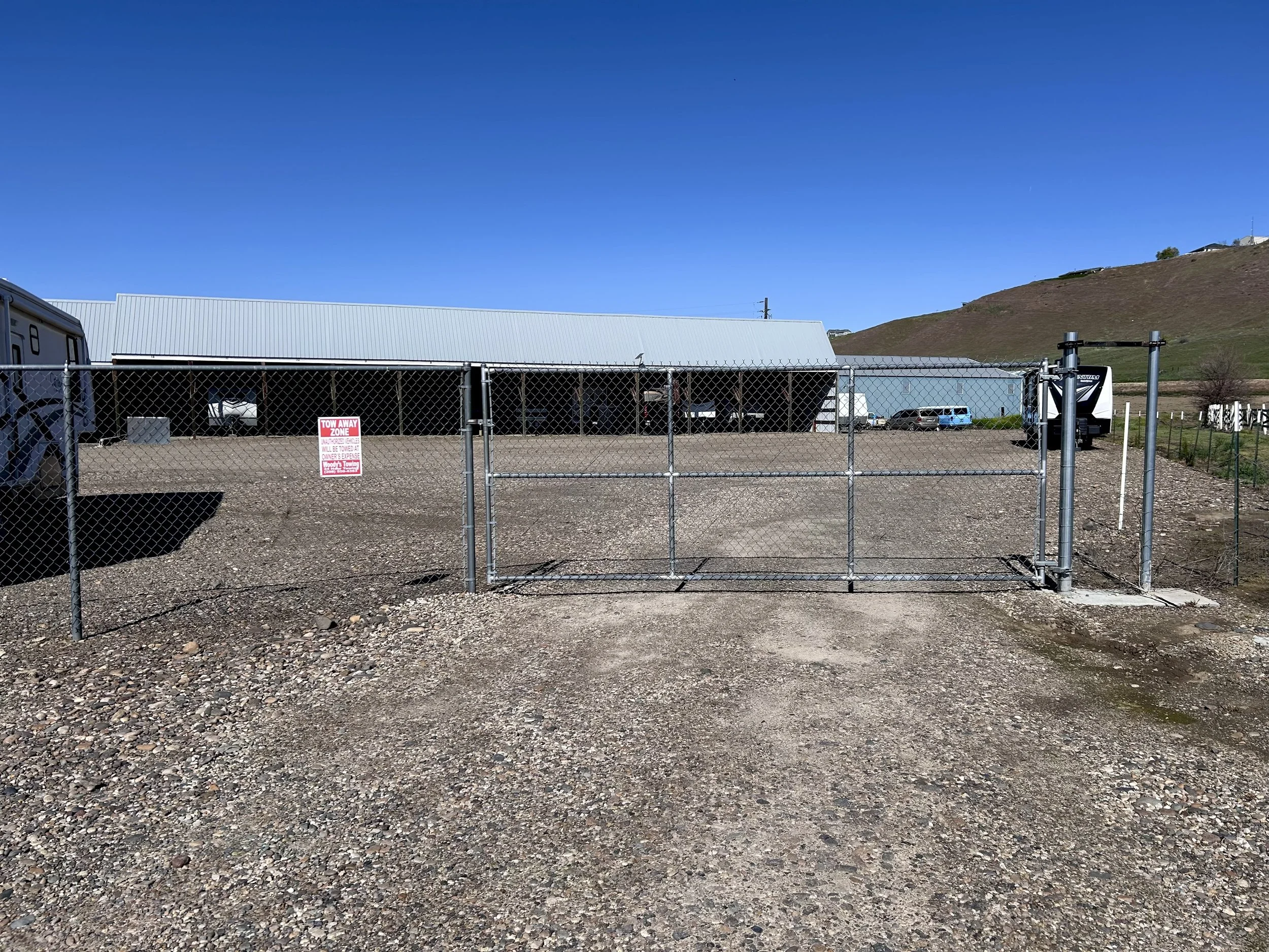 Rv & Boat Storage  Gate