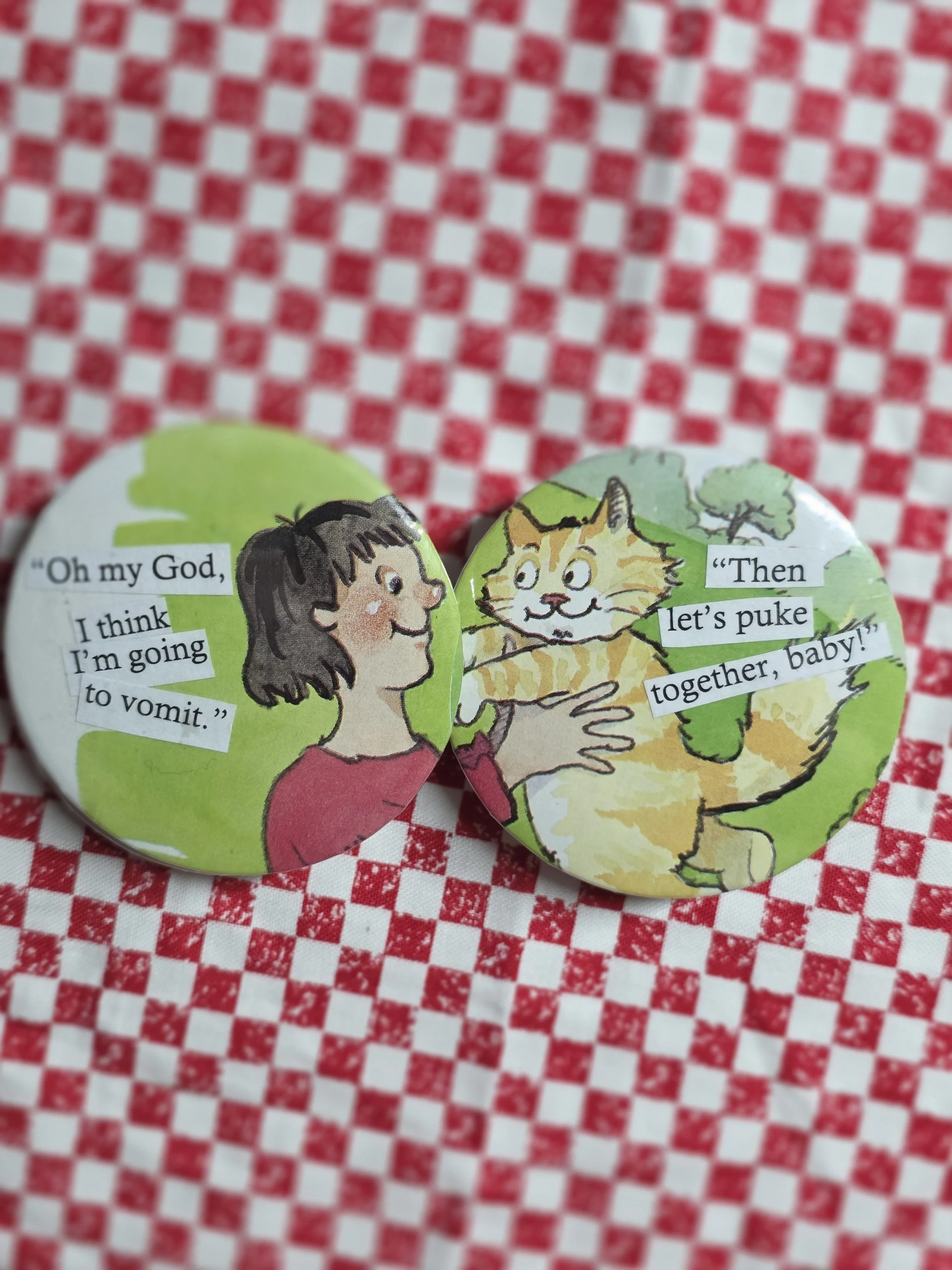 I'm Going to Vomit Pin Set