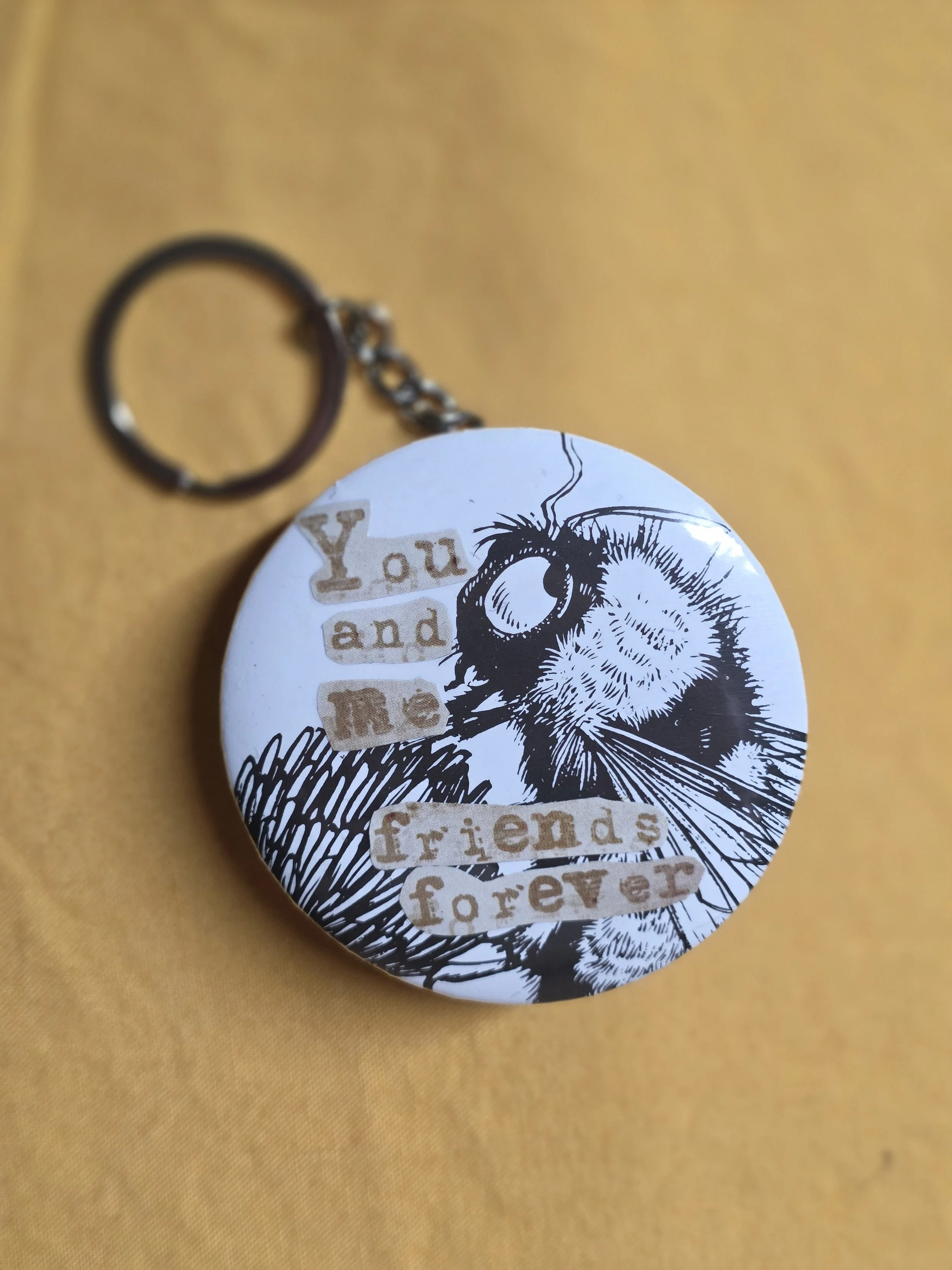 Friends Forever Bee Keychain