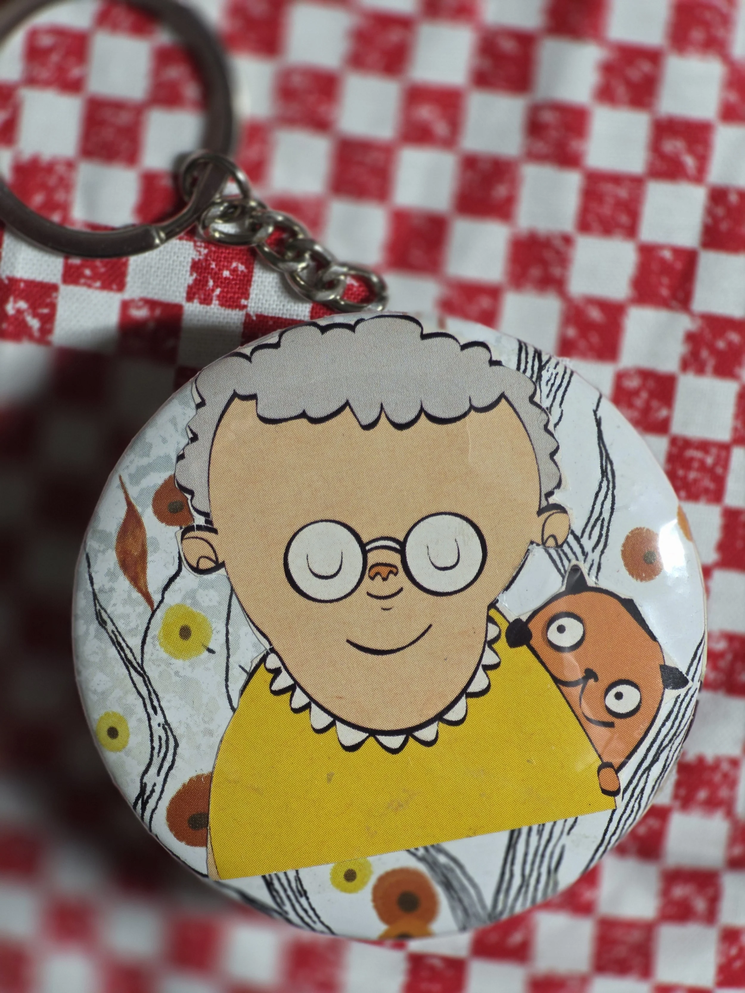 Peaceful Granny Keychain