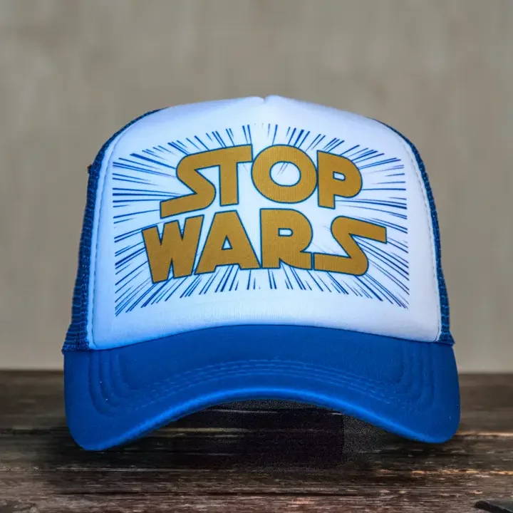 Stop Wars Trucker Hat