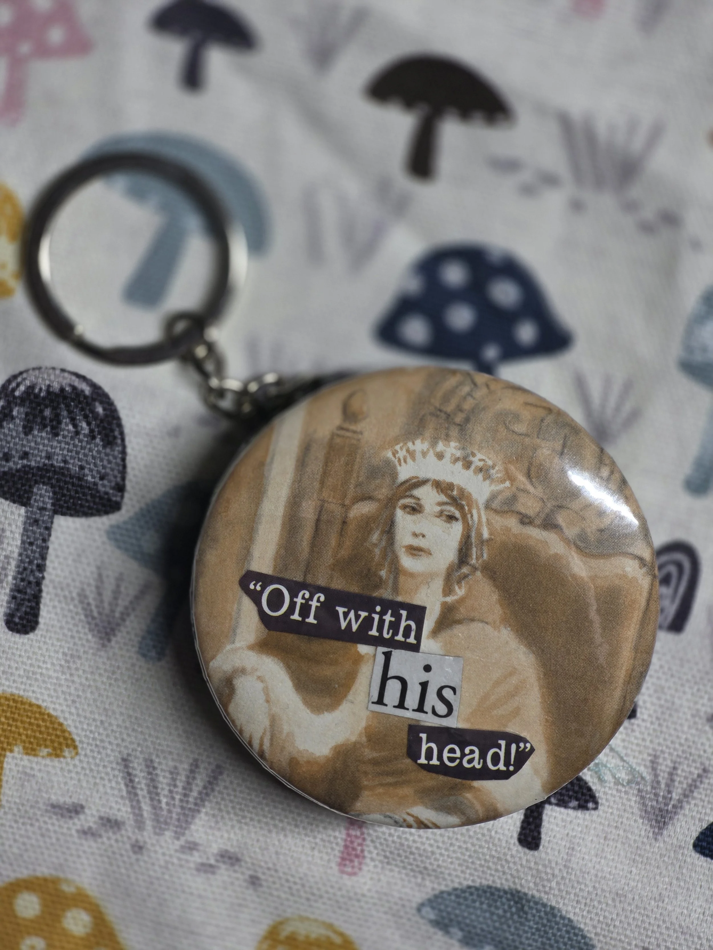 Off with His Head Keychain