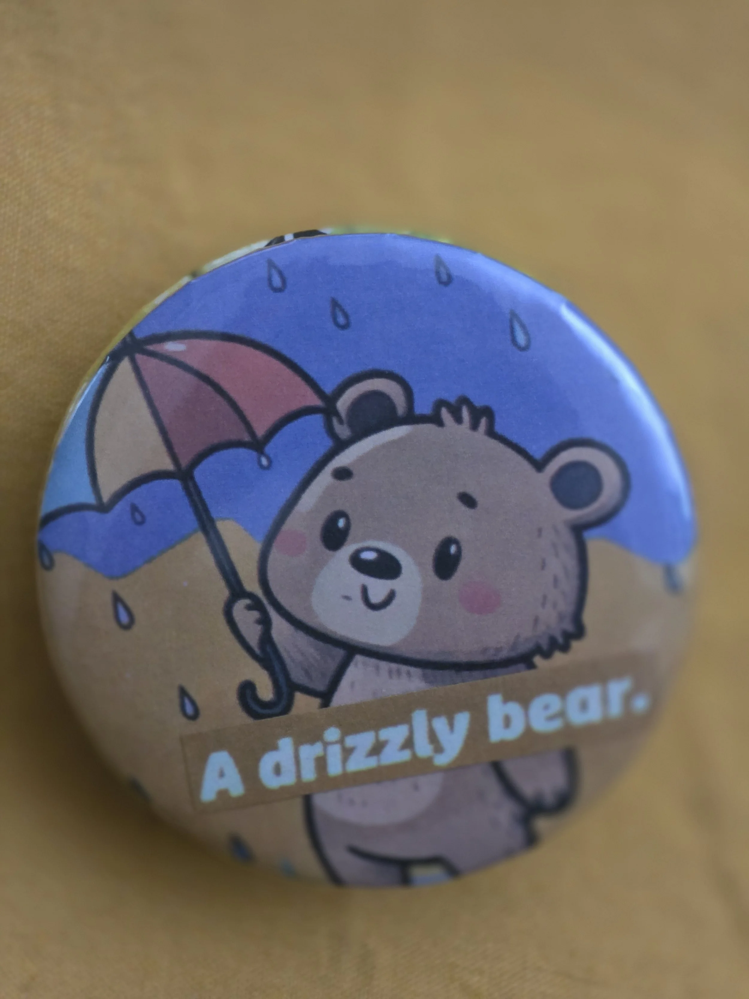 Drizzly Bear Pin