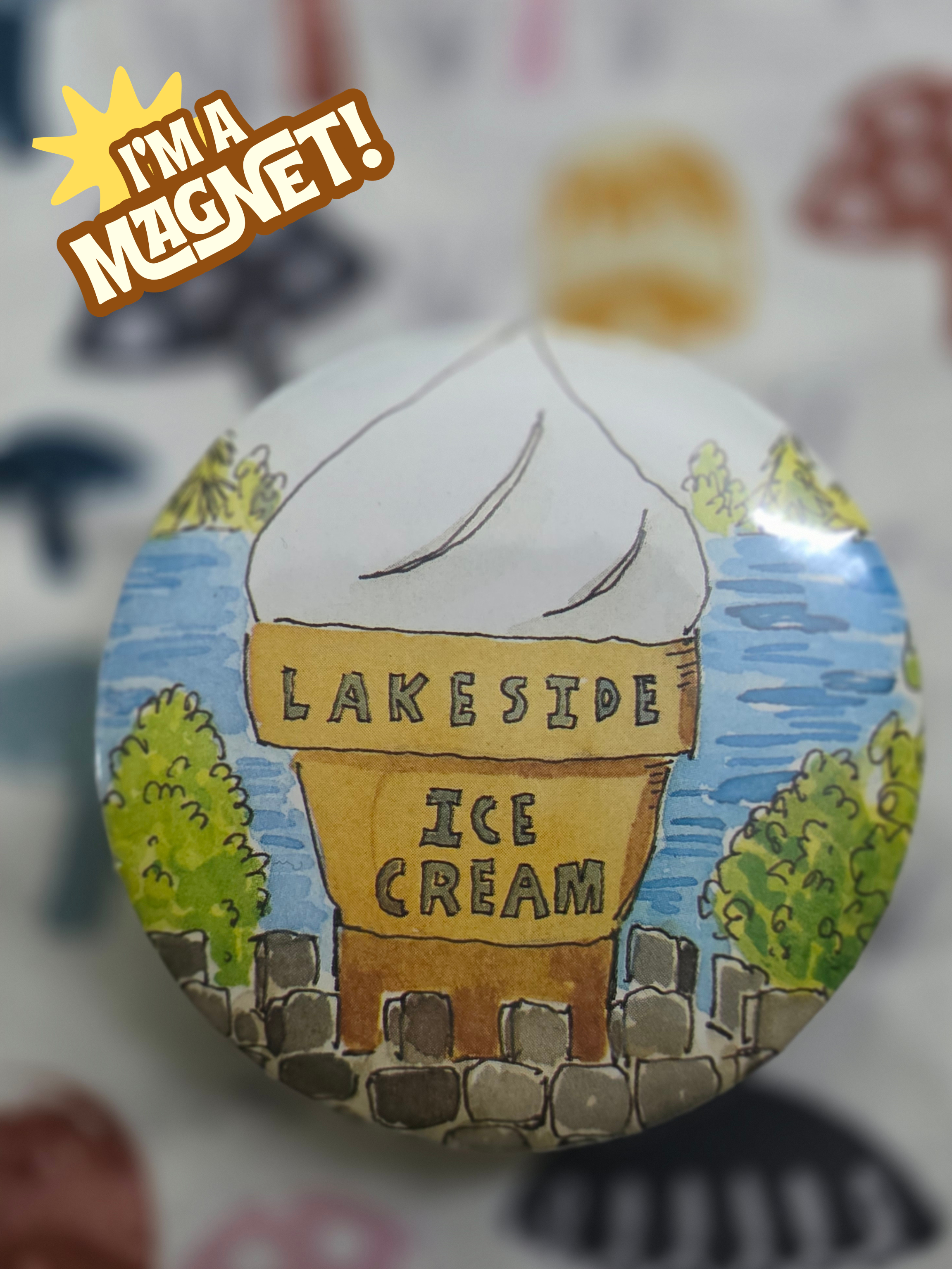 Ice Cream Castle Magnet