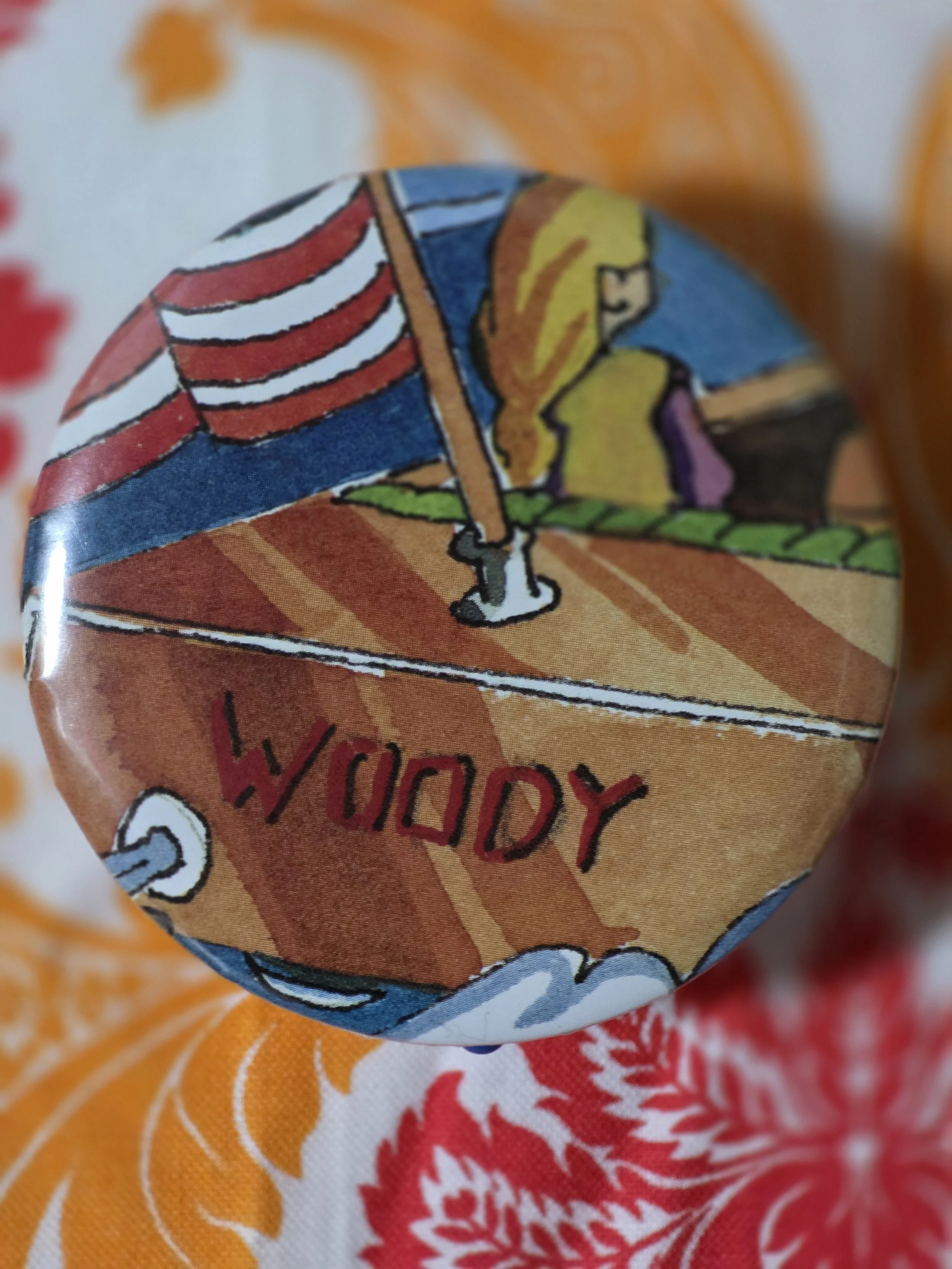 Woody Boat Pin
