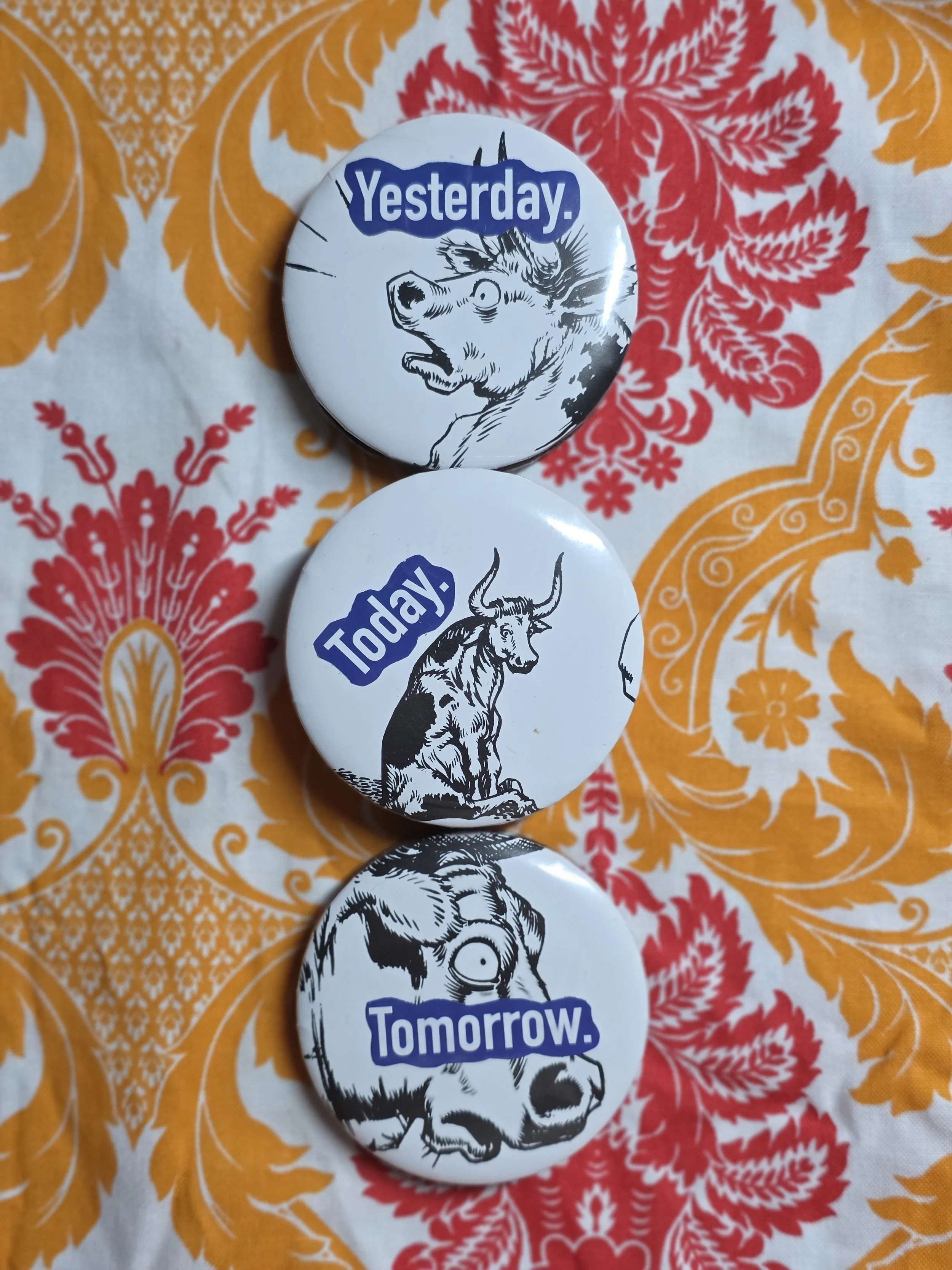 Yesterday. Today. Tomorrow Magnet Set