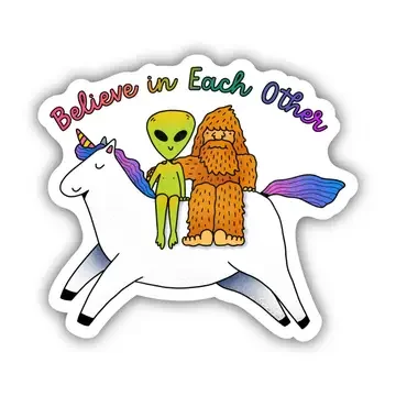 Believe in Each Other Vinyl Sticker