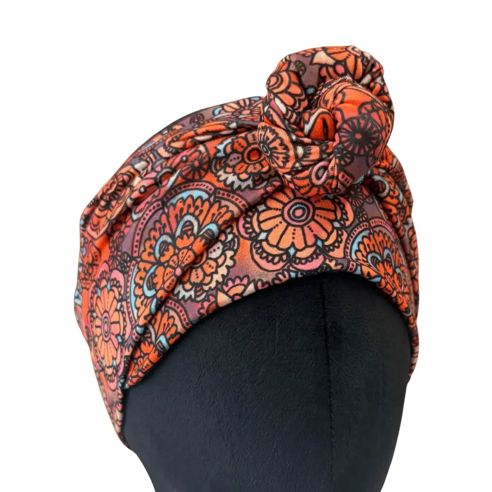 Red Mandala Love Wrap Headband