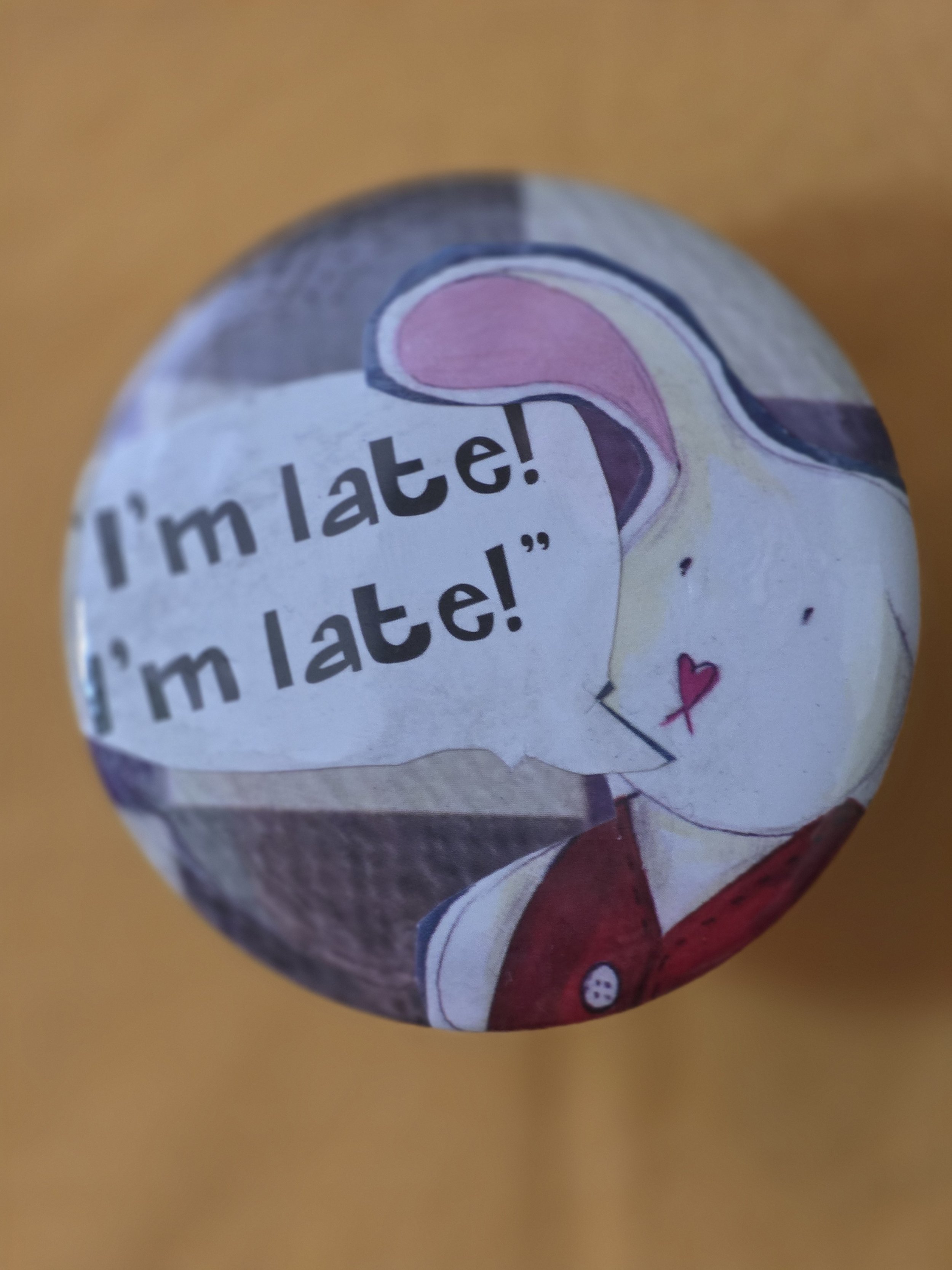 I'm Late! Pin