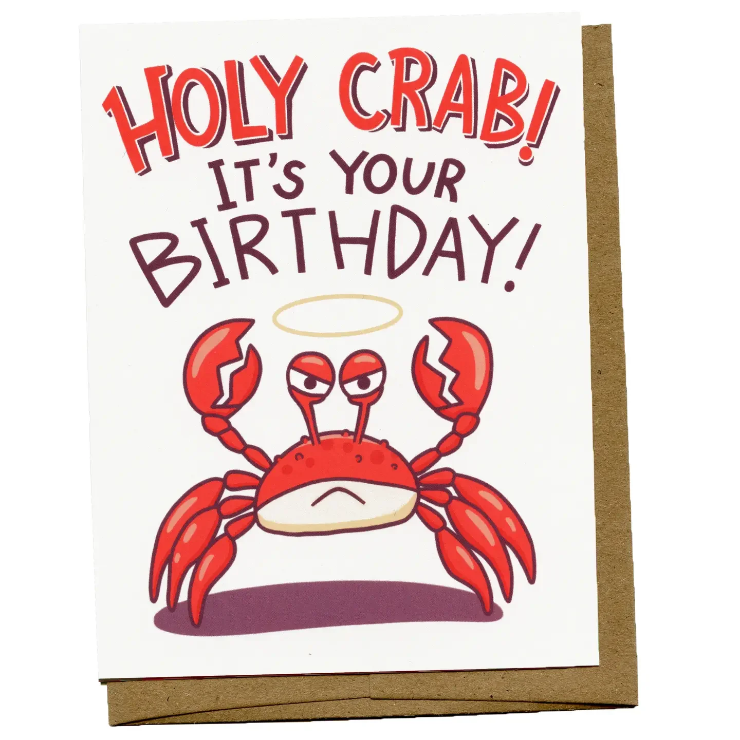 Holy Crab Birthday Card