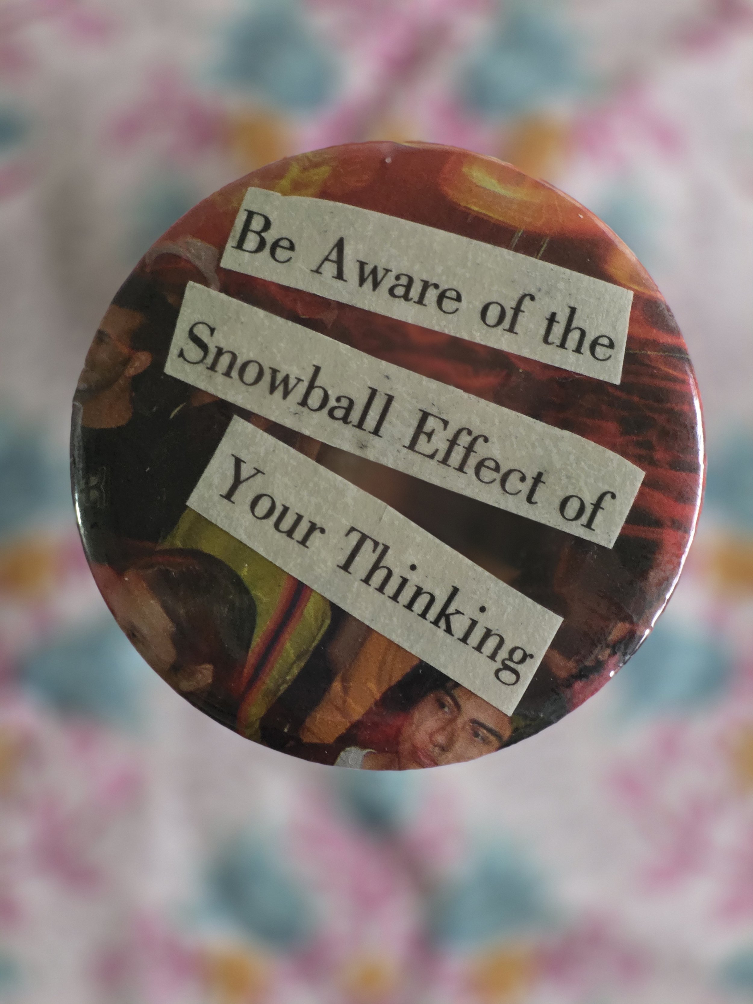 Snowball Effect Pin