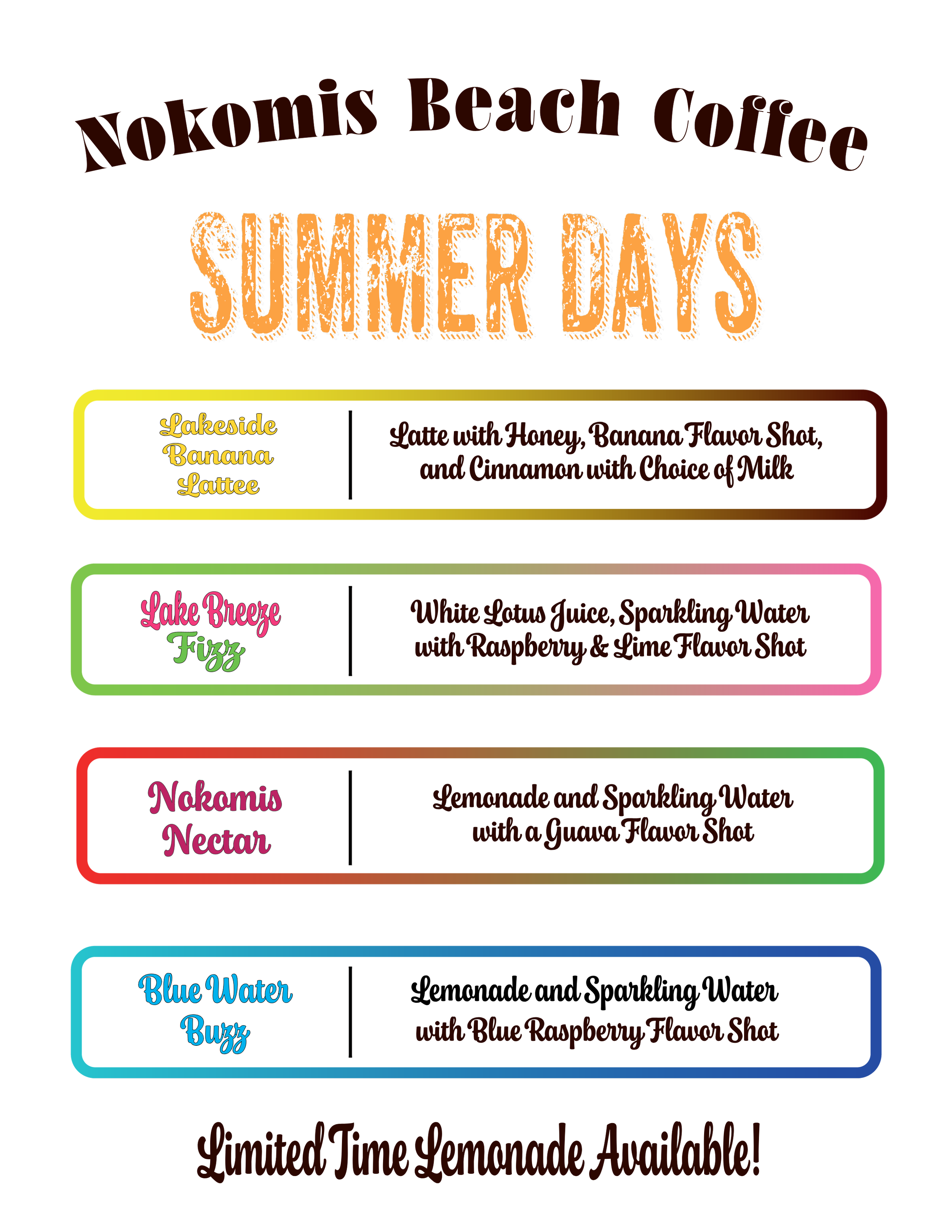 Your Guide to NBC's Summer Days Menu (And Why Each One Is Worth the Trip)