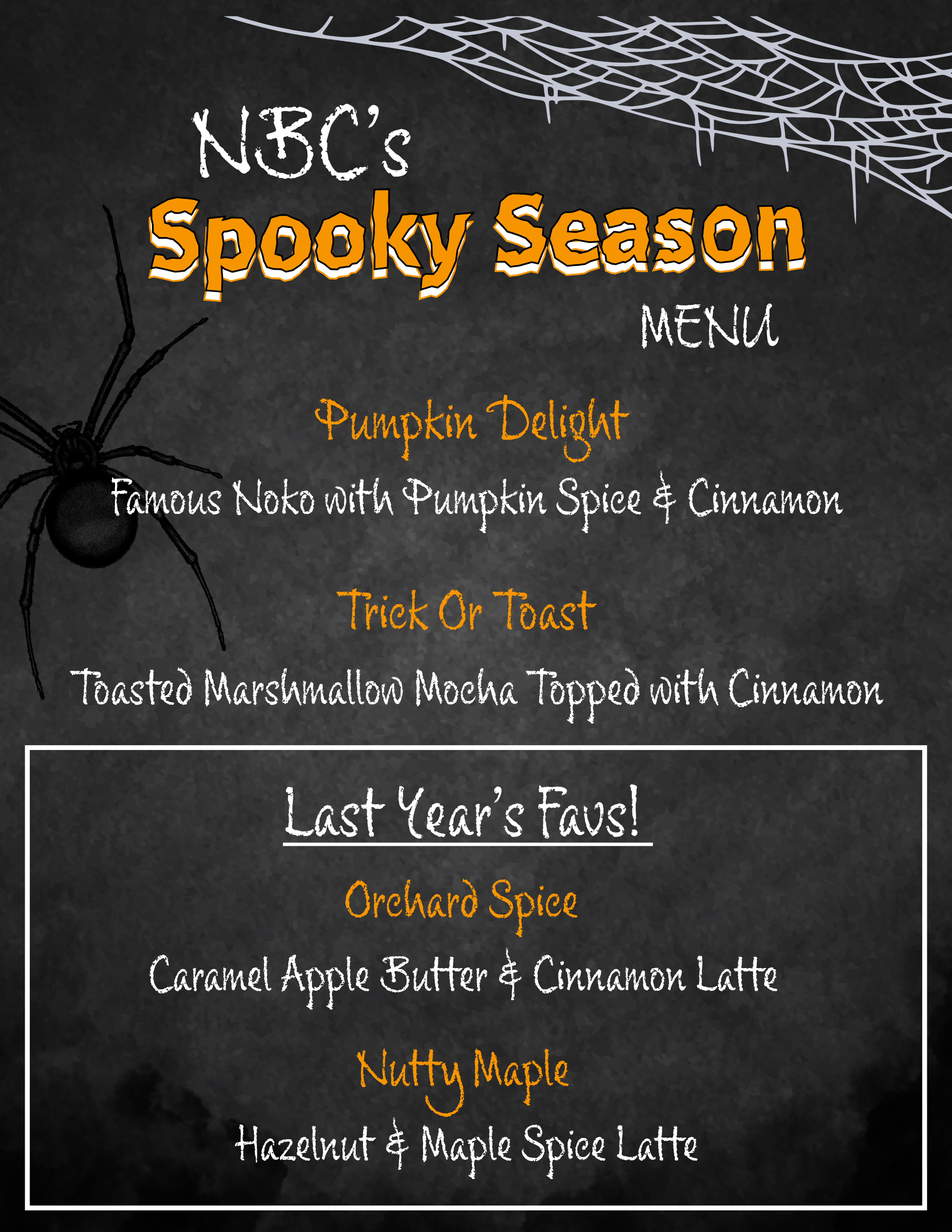 NBC's Spooky Season Menu Guide: What to Order This Fall
