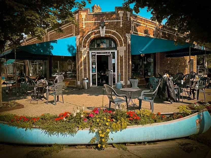 Nokomis Beach Coffee Storefront, Lake Nokomis, Minneapolis Minnesota 55417