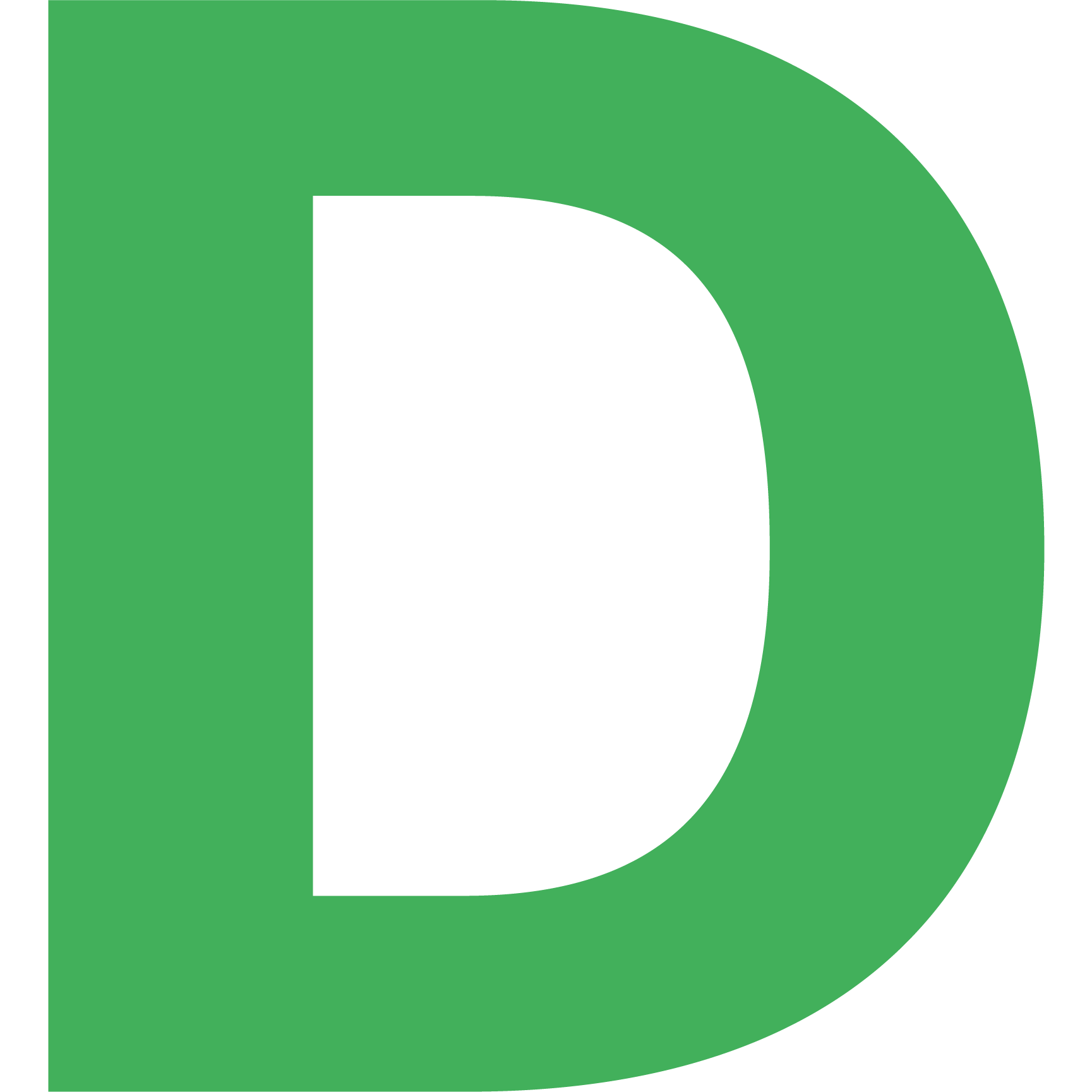the letter D