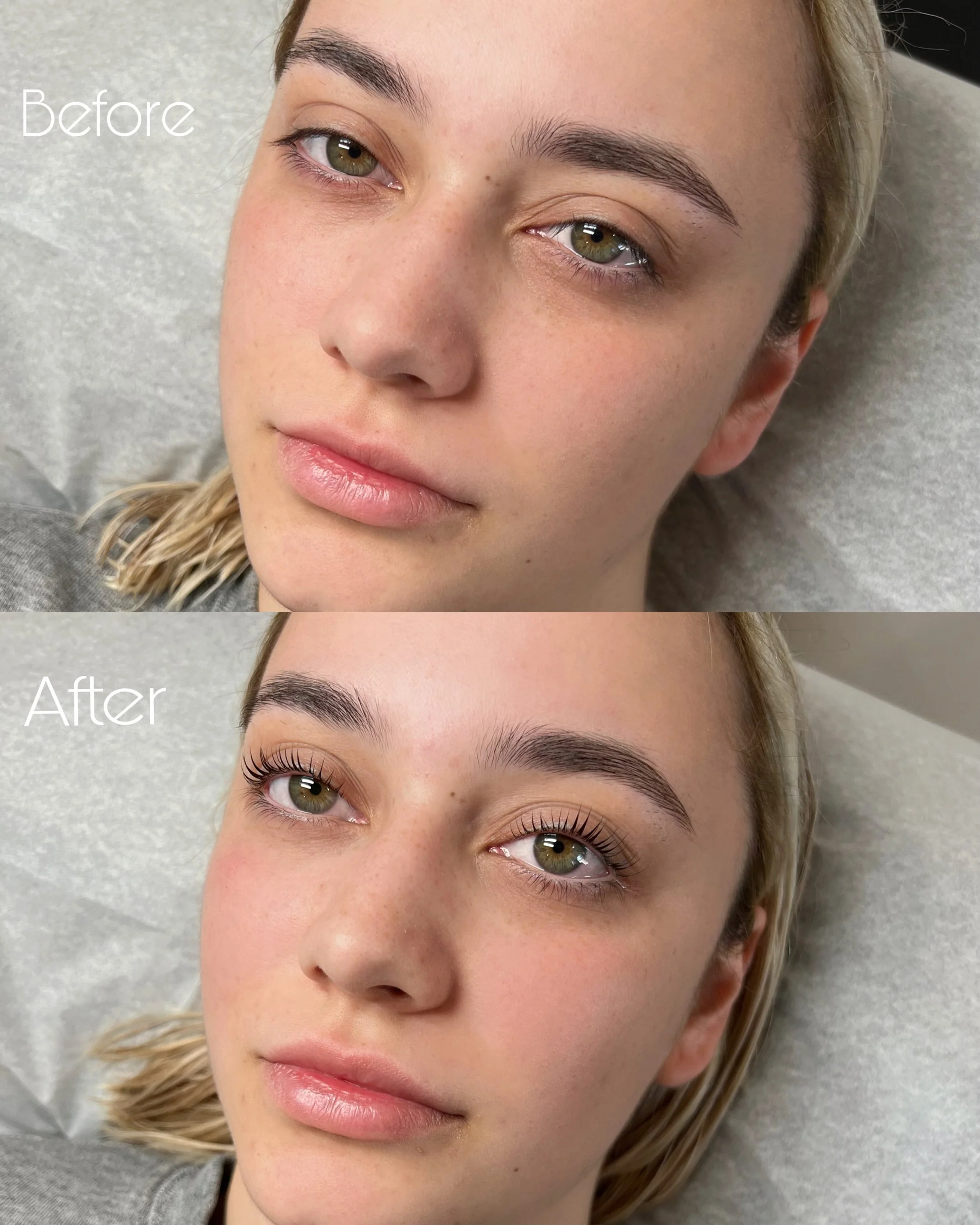 stunning before &amp; after! 100% natural lashes lifted with our custom Korean technique 💕
Come visit us: 
📍 AP Beauty Bar | Nepean, Ottawa
📱 Call/ text 343-987-8889
#APBeautyBarOttawa #koreanlashlift #ottawabeauty #lashlift #trending