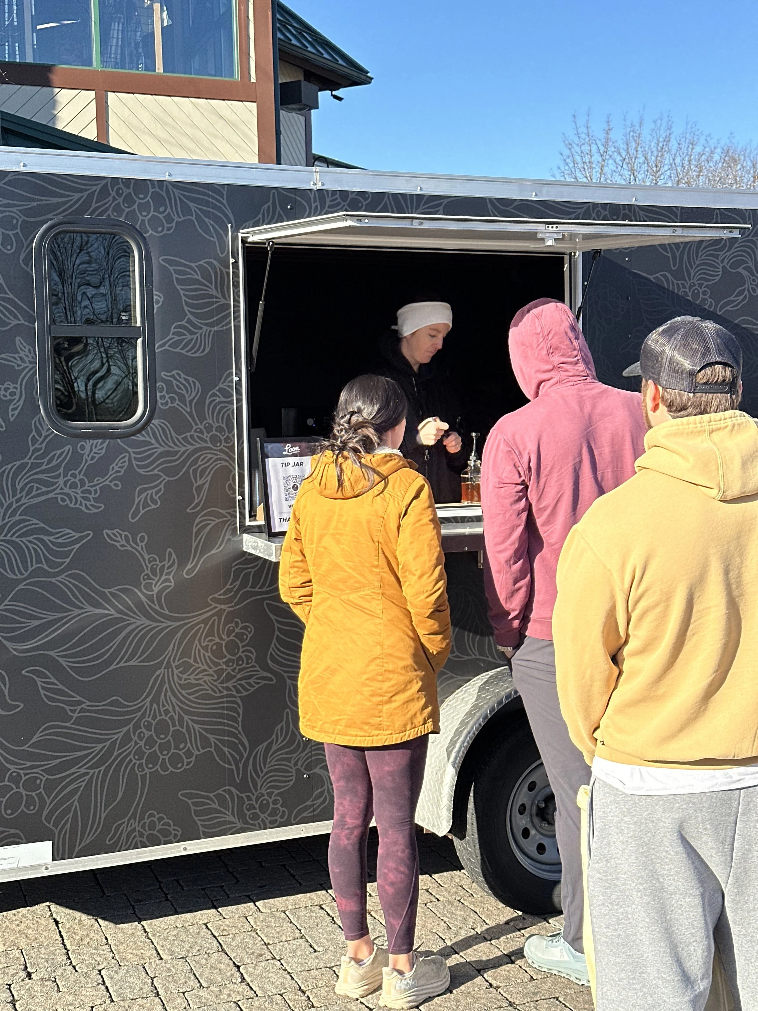 coffee trailer for outdoor event