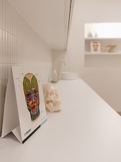 Consultation room in Brisbane injectables clinic for fat dissolving chin treatments