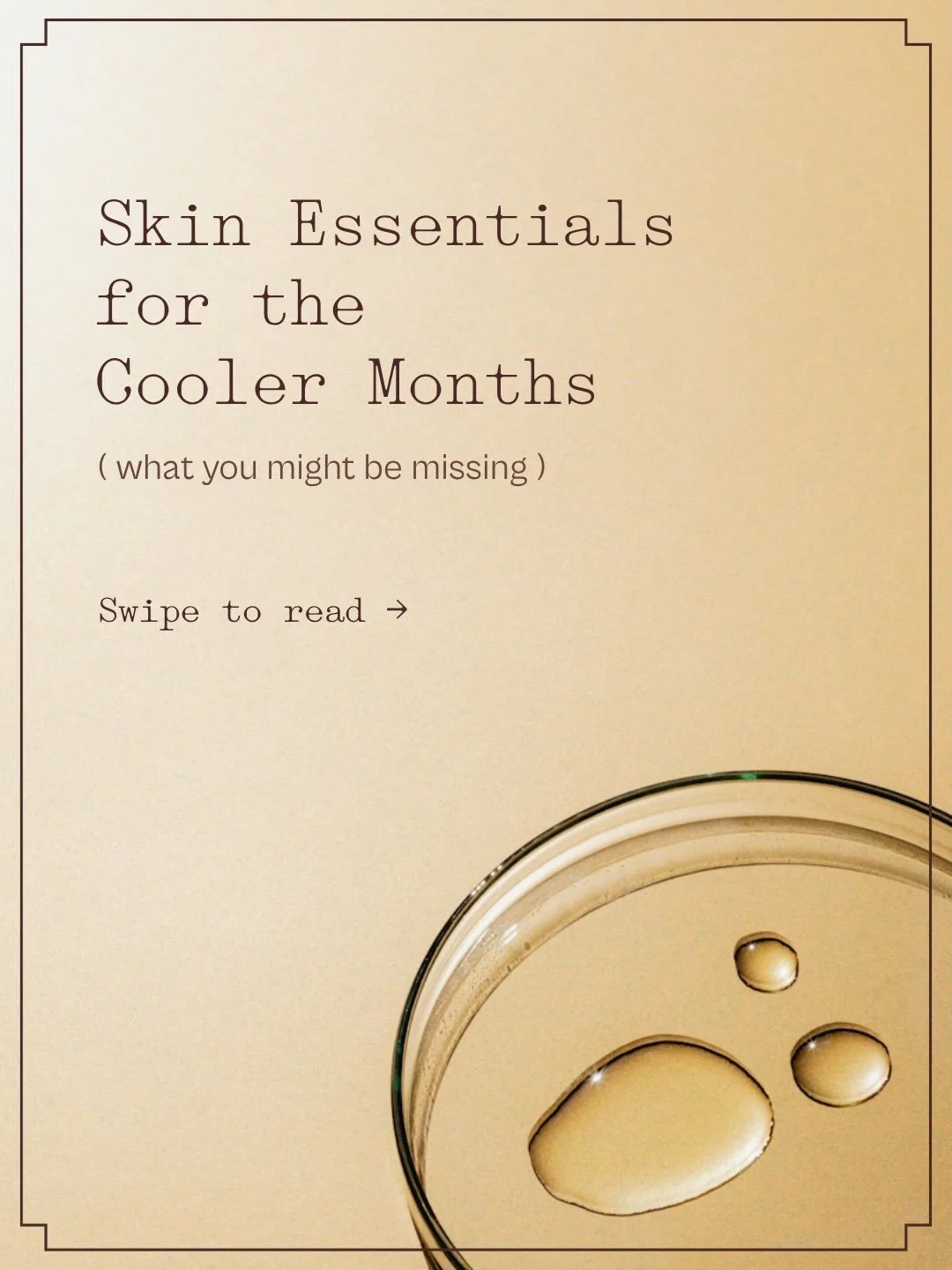 We get asked this so frequently at the moment&hellip;

The most common question is &ldquo;my skin feels dry, I think I need a new moisturiser&rdquo;&hellip;which may or may not be true.

There are many different elements to dehydrated or dry skin.

S