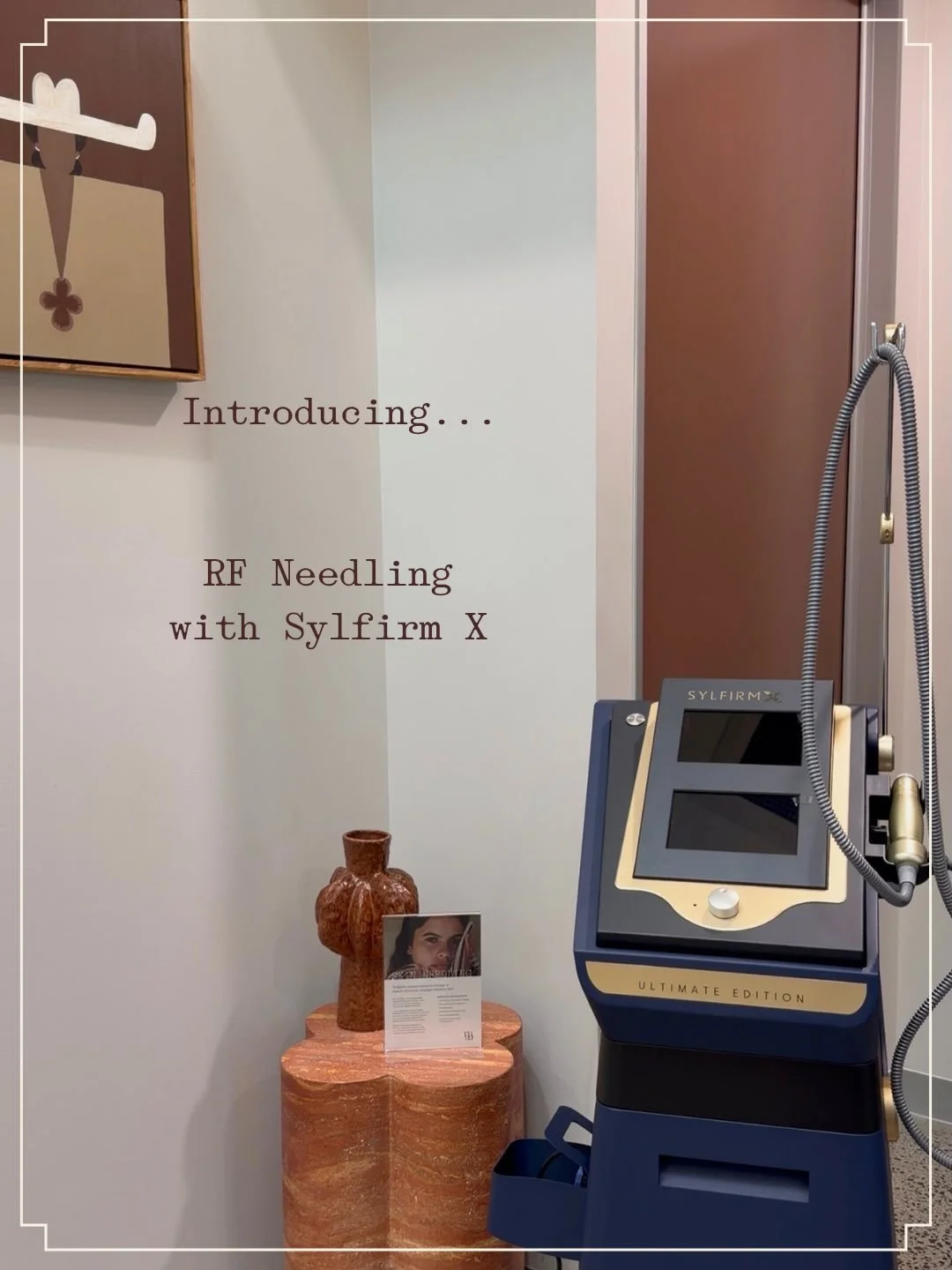 Introducing RF Needling ✨

What does RF Needling designed to do for the skin?
Designed to:

- Stimulate collagen and elastin remodelling
- Tighten lax tissue
- Reduce pigmentation
- Improve vascular concerns.
- Improve texture and enlarged pores
- Im