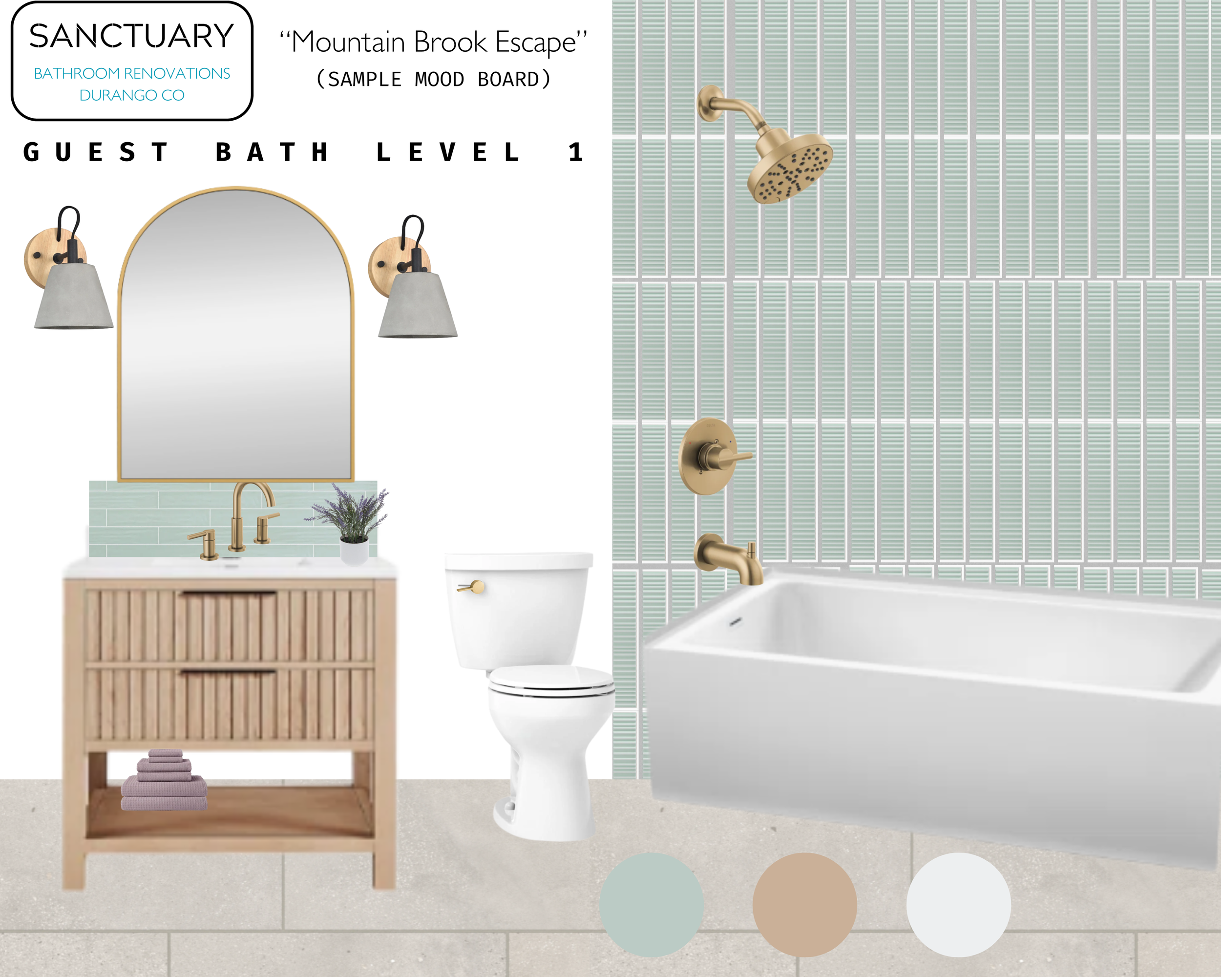 Sanctuary Bathroom Design Durango, CO